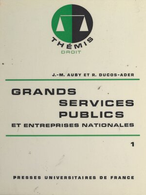 cover image of Grands services publics et entreprises nationales (1)